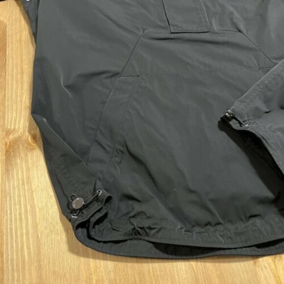 Exley NB Mens Black Hooded Windbreaker Rain Jacket Raincoat Size Large - Picture 12 of 12